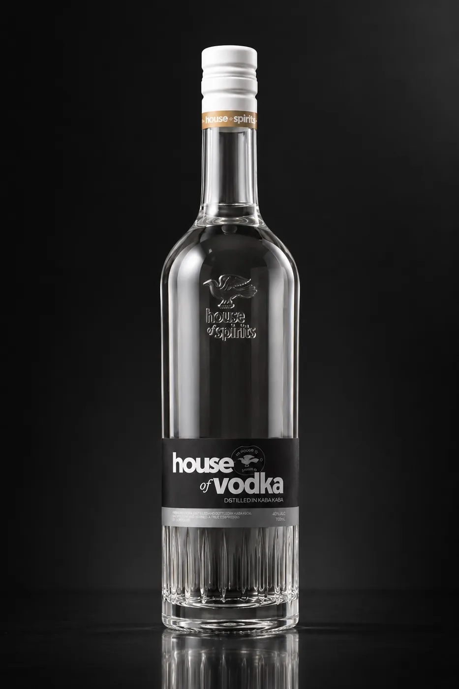 House of Vodka bottle